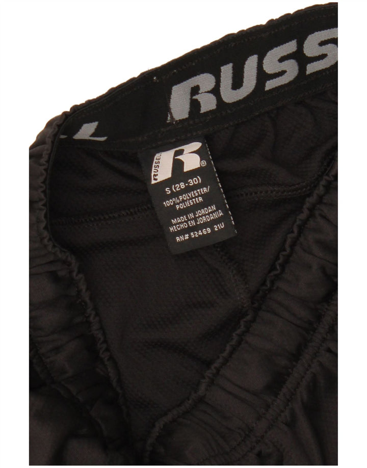 RUSSELL ATHLETIC Herre Dri-Power Sportshorts Små sorte polyester