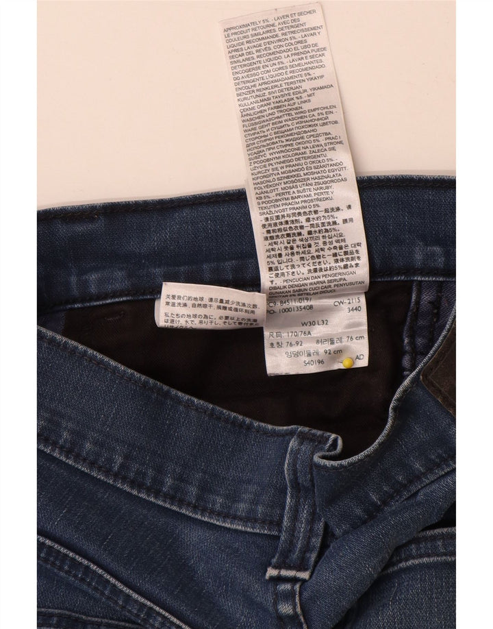 Levi's Slim Jeans til mænd W30 L30 blå bomuld