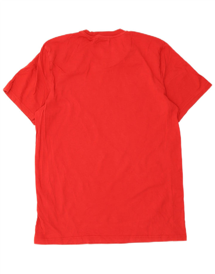Adidas T-shirt til mænd Medium rød bomuld