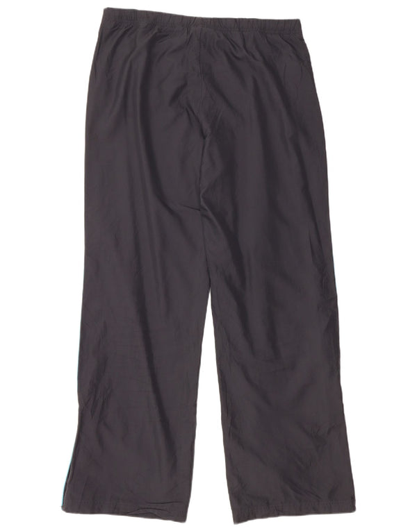 ADIDAS Womens Tracksuit Trousers UK 12 Medium Black Polyester
