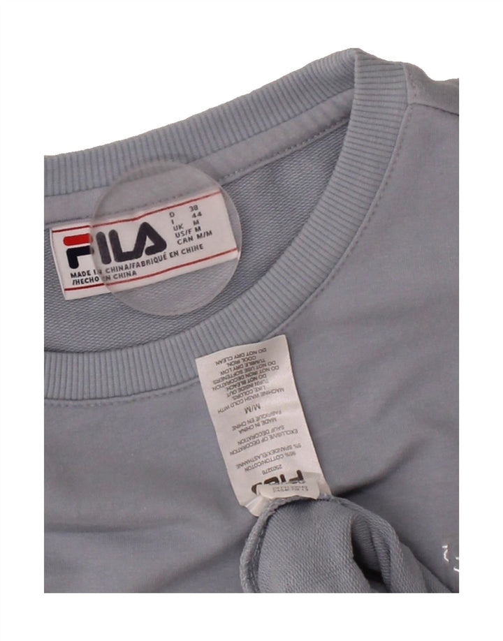 FILA Mens Sweatshirt Jumper Medium Grey Cotton Vintage Fila and Second-Hand Fila from Messina Hembry 