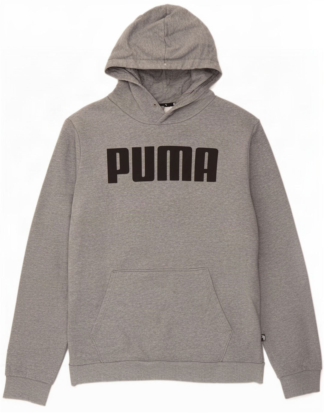 Puma Grafisk hættetrøje til mænd mellemgrå bomuld