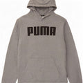 Puma Grafisk hættetrøje til mænd mellemgrå bomuld