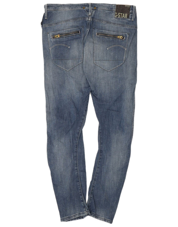 G-Star Herre 3D Arc Distressed Slim Jeans W30 L28 Blue Cotton