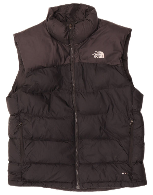 The North Face Herre Polstret Gilet UK 40 Large Black Colourblock Nylon