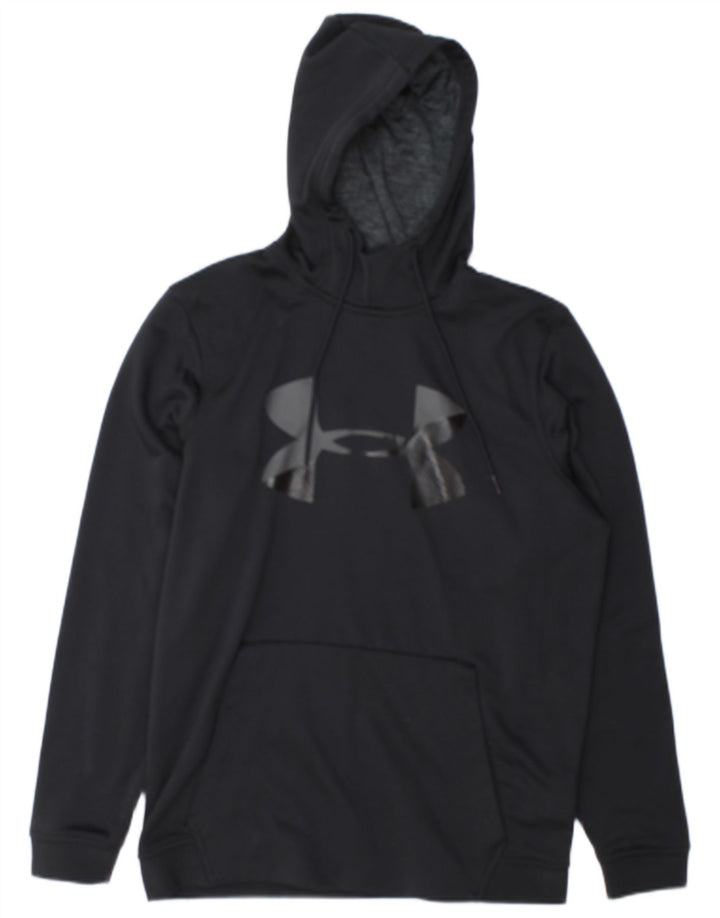 Under Armour Herre Cold Gear Grafisk Hættetrøje Jumper Medium Sort Polyester