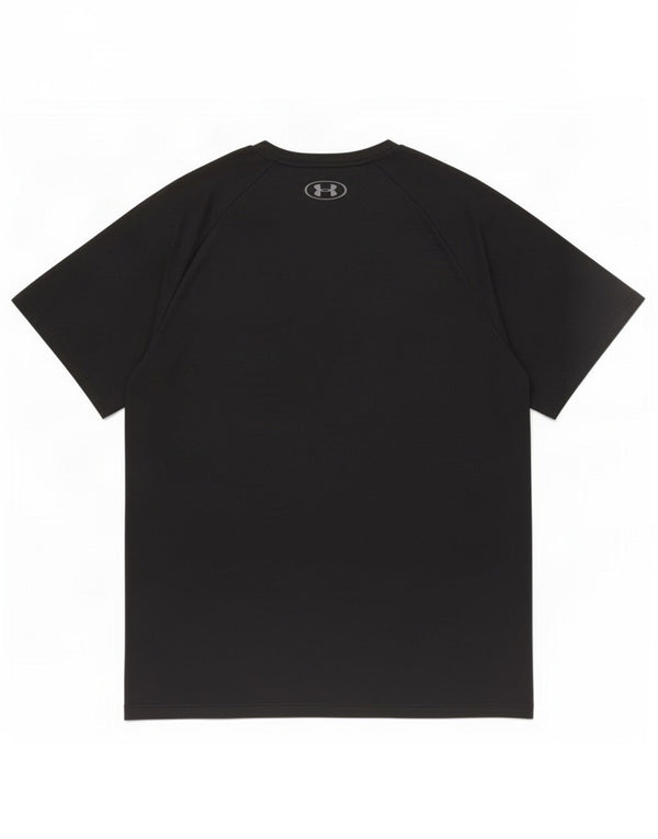Under Armour Herre Heat Gear T-Shirt Top Stor Sort Polyester