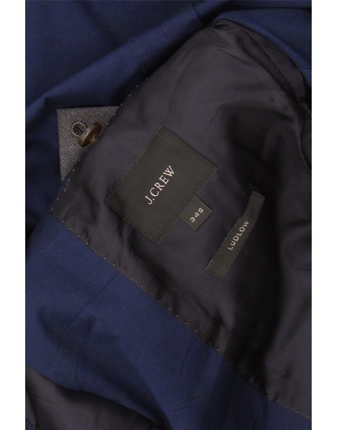 J. Crew Herre Ludlow 2-knaps Slim Fit Blazer-jakke UK 34 XS Blå