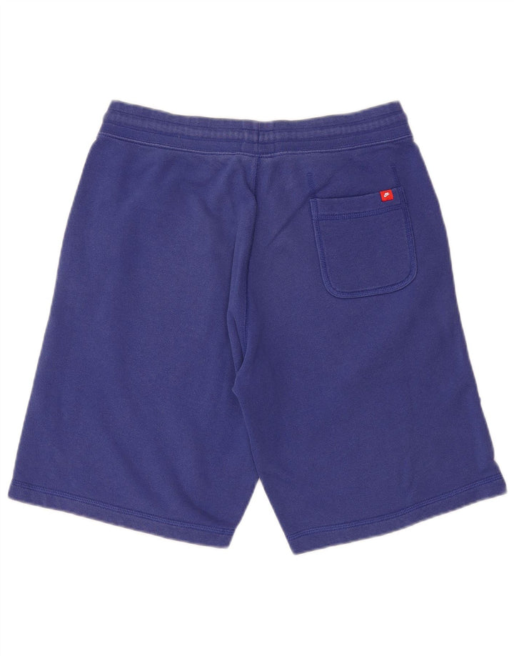 NIKE Mens Sport Shorts Medium  Blue Cotton