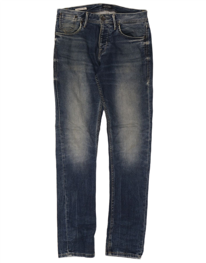 JACK & JONES Herre Tim Slim Jeans W30 L34 Blå Bomuld