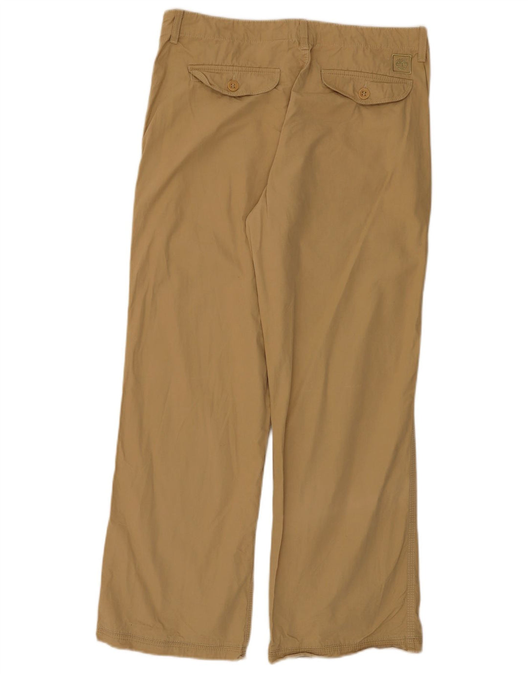 Timberland Herre Bootcut Cargo Bukser W33 L29 Beige Bomuld