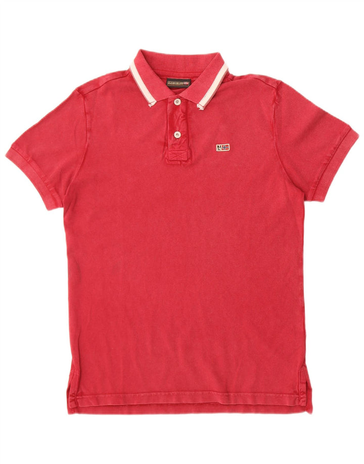 Napapijri Herre Geographic Polo Shirt Lille rødbrun