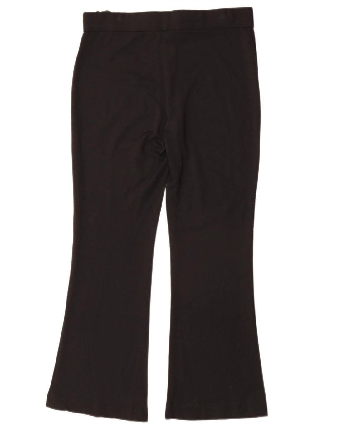 Marks & Spencer Dame Flare Bukser UK 12 Medium W30 L28 Sort Viscose