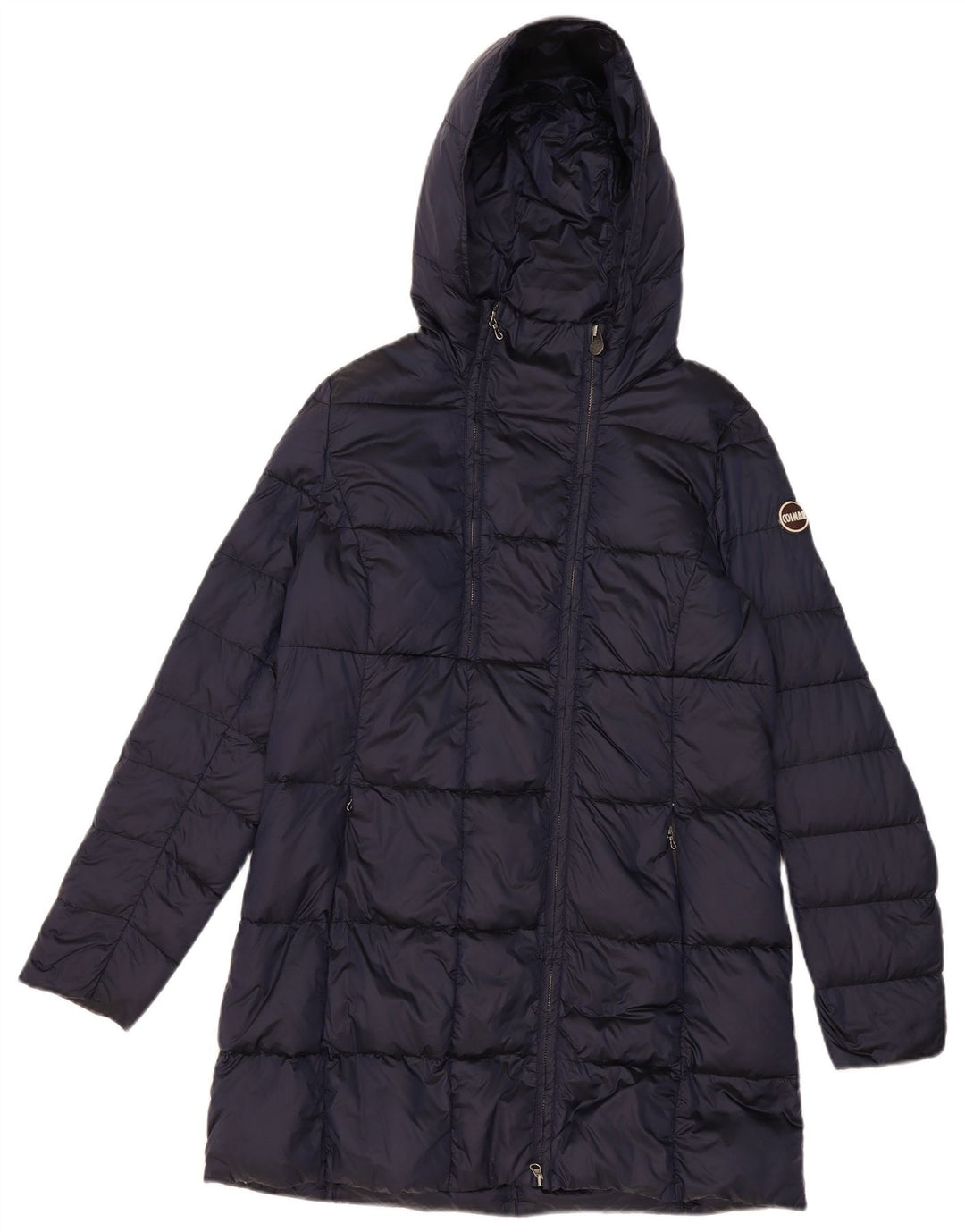 Colmar Dame Hætte Vatteret Frakke IT 48 XL Navy Blue
