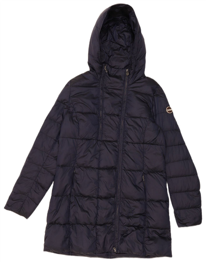 Colmar Dame Hætte Vatteret Frakke IT 48 XL Navy Blue