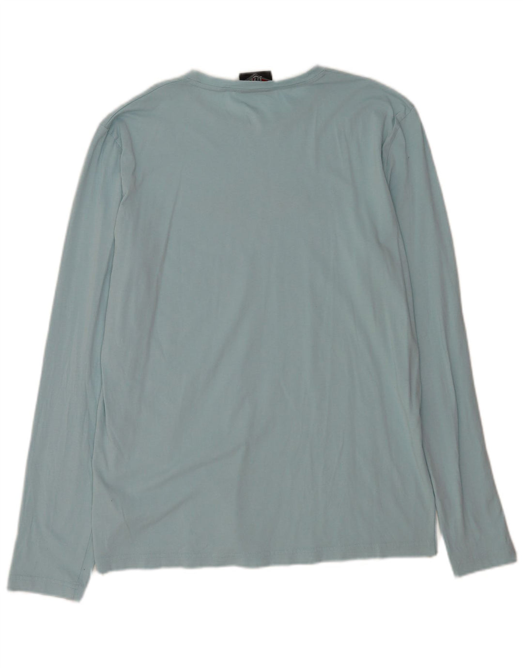 Bear Herre Grafisk Top Langærmet Stor Blå Bomuld