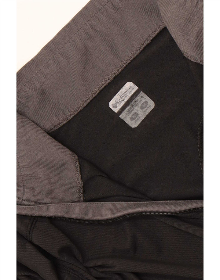 Columbia Herre Omni Dry Zip Neck Pullover Træningsdragt Top Medium Sort