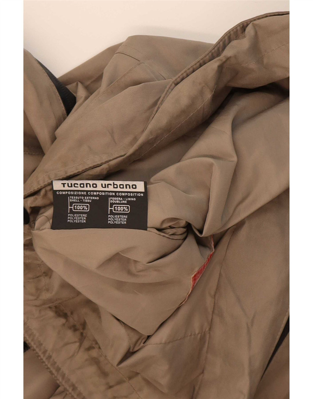 Tucano Urbano Herre Utility Jacket UK 38 Medium Beige Polyester