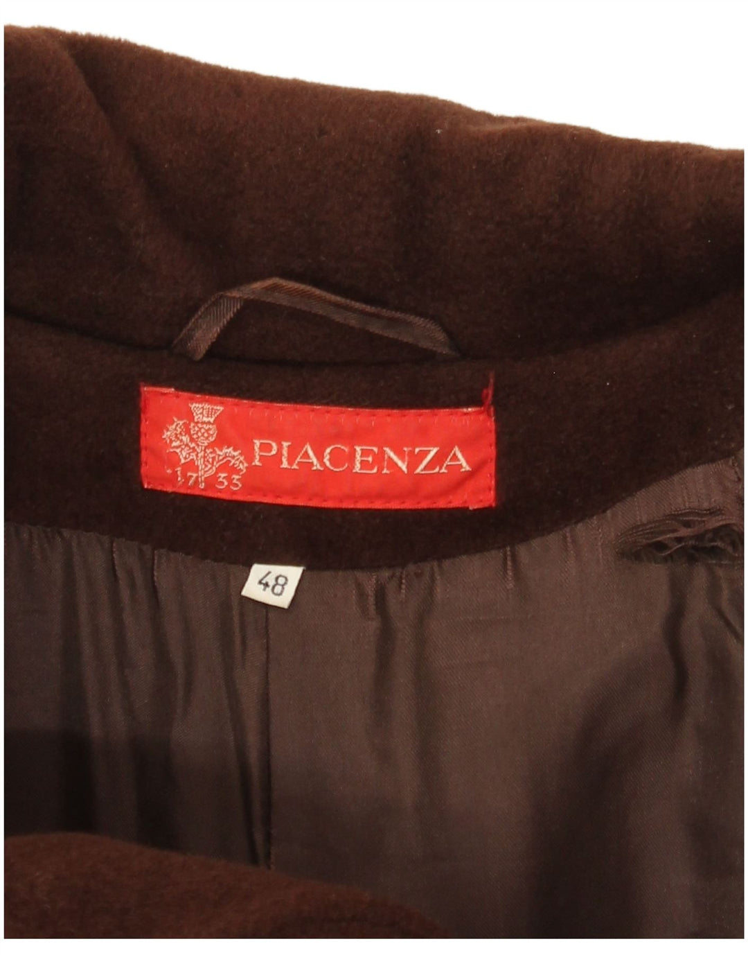 Piacenza oversize overfrakke til kvinder IT 48 XL Brun