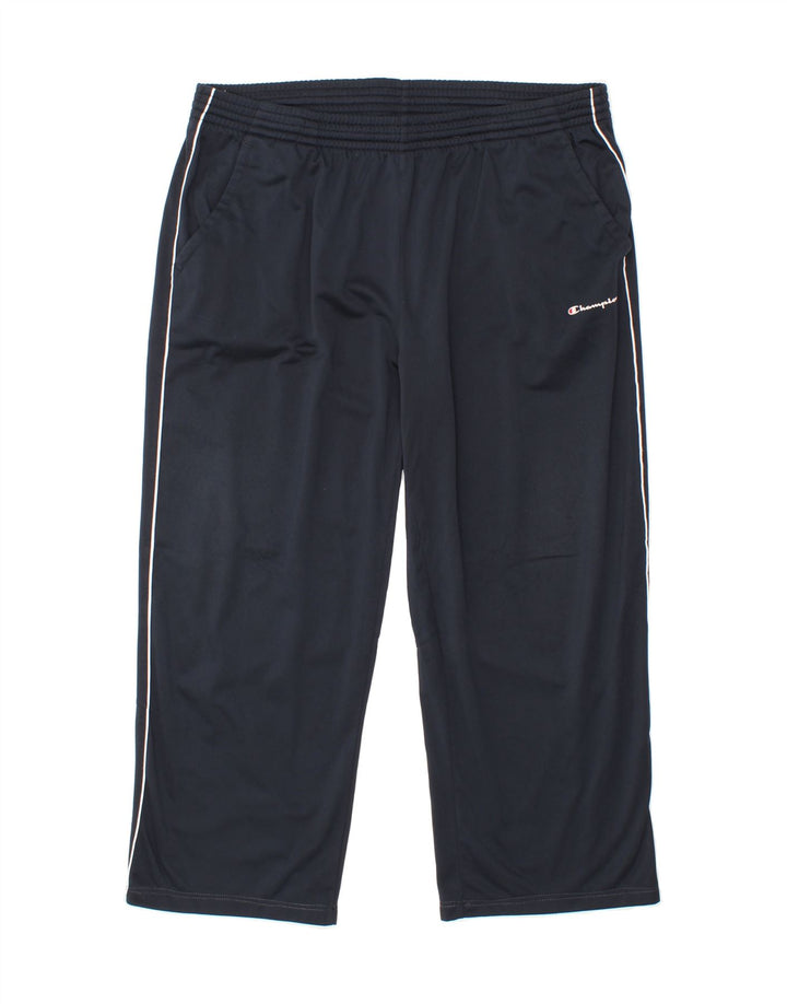 CHAMPION Womens Tracksuit Trousers UK 22 3XL  Navy Blue Polyester Vintage Champion and Second-Hand Champion from Messina Hembry 