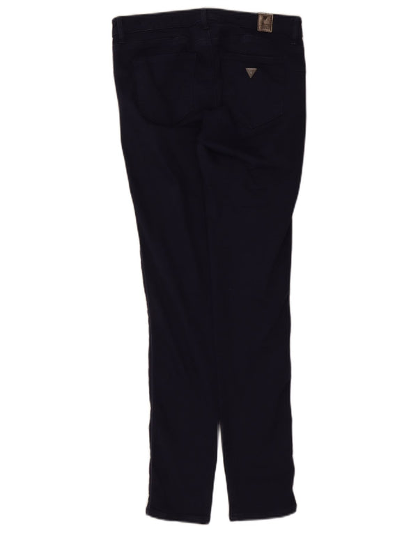 Guess Womens Curvy X Skinny Jeans W28 L29 Marineblå Bomuld