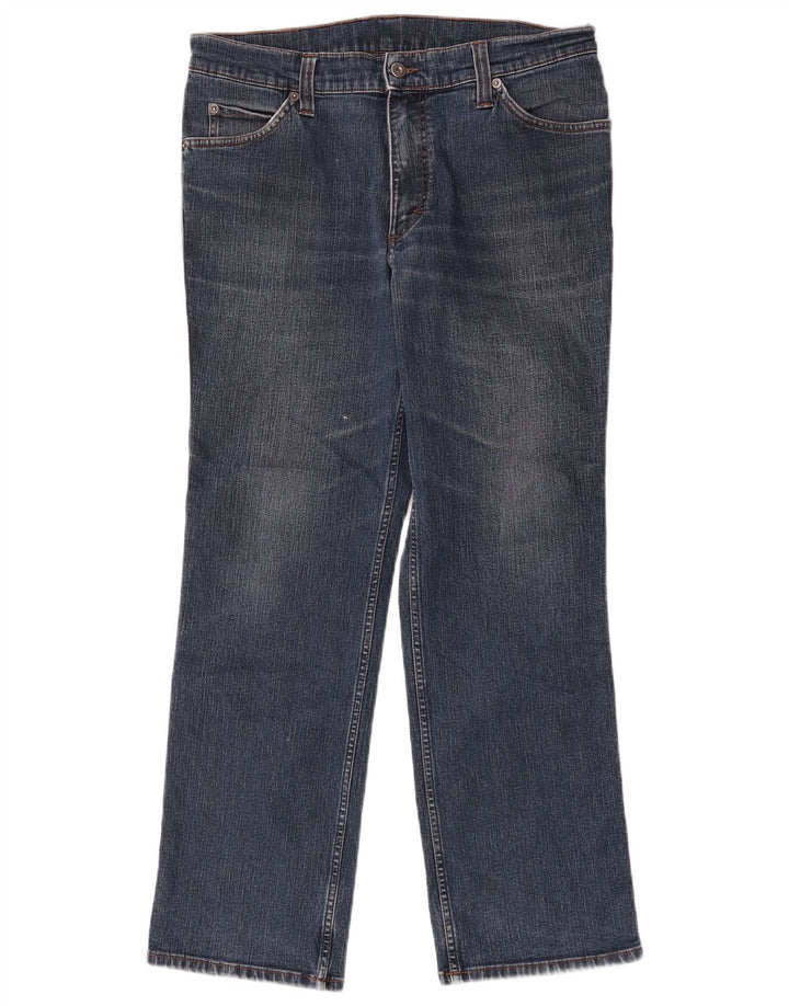 Mustang Straight Jeans til mænd W35 L30 Marineblå Bomuld
