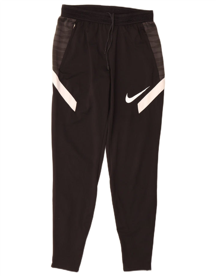 Nike Herre Dri Fit Grafisk træningsdragt Bukser Small Black Colourblock