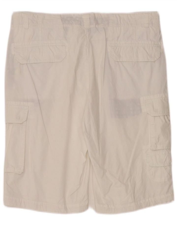 Daniel Hechter Herre Cargo Shorts W36 Large White Bomuld