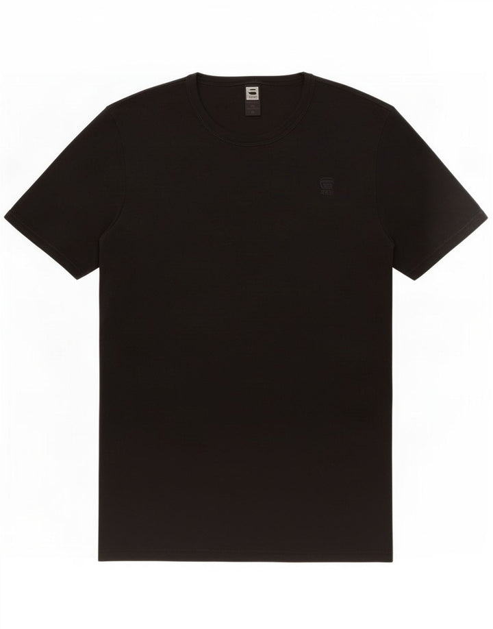 G-Star Herre T-Shirt Top Medium Sort Bomuld