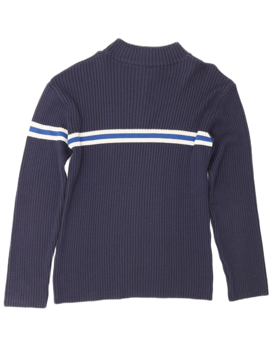 Fila Herre Zip Neck Jumper Sweater IT 50 Mellem marineblå stribet