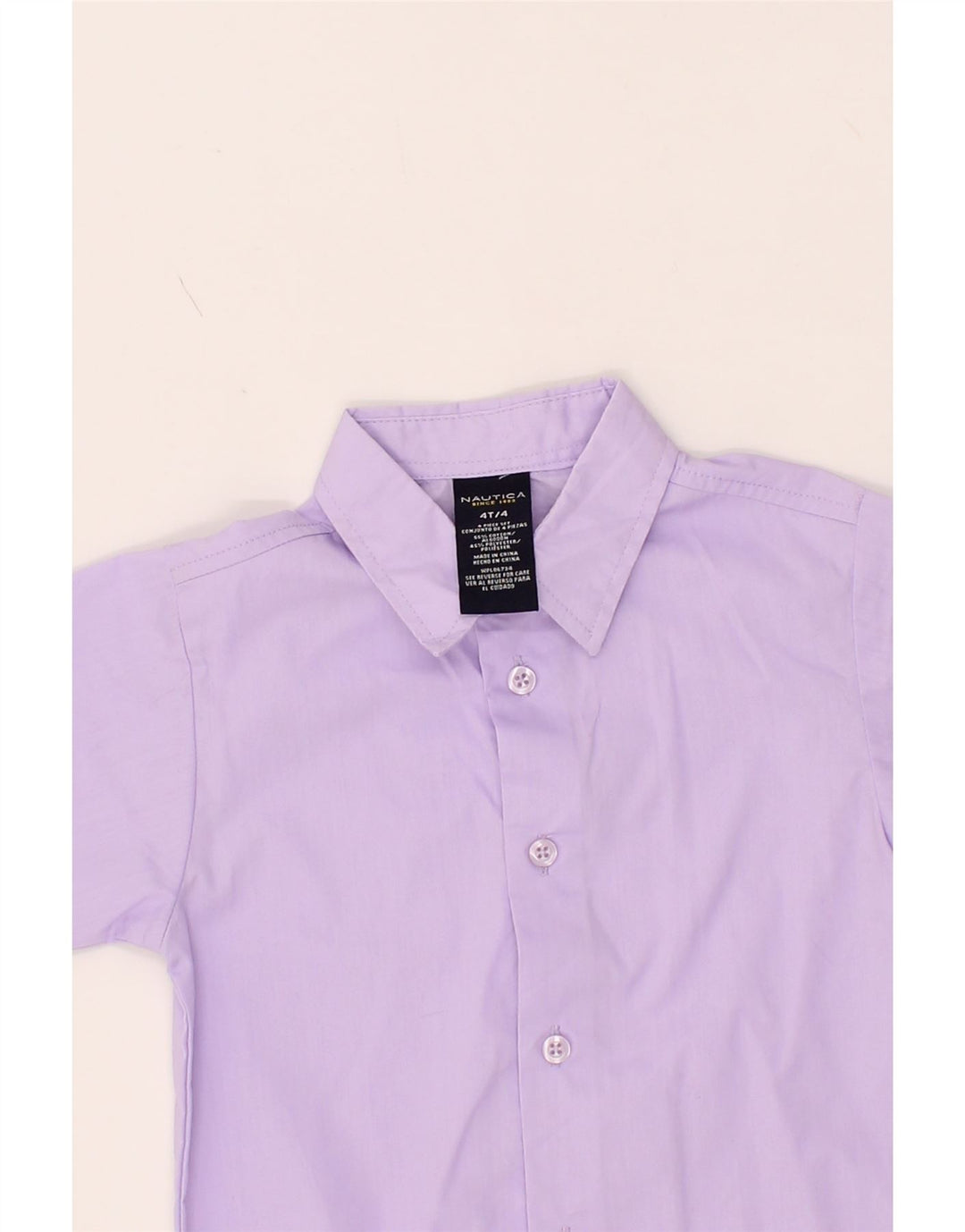 NAUTICA Boys Shirt 3-4 Years Purple Cotton Vintage Nautica and Second-Hand Nautica from Messina Hembry 