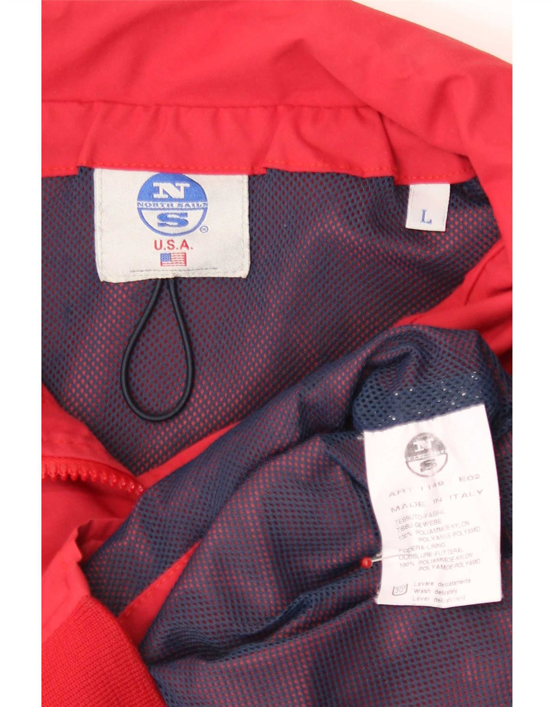 North Sails Herre Bomber Jacket UK 40 Large Rød Polyamid