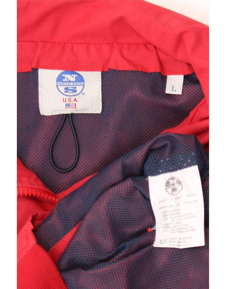 North Sails Herre Bomber Jacket UK 40 Large Rød Polyamid