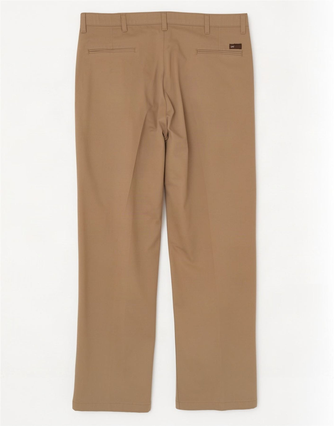 Lee Herre Custom Fit Chino Bukser W38 L32 Beige Bomuld