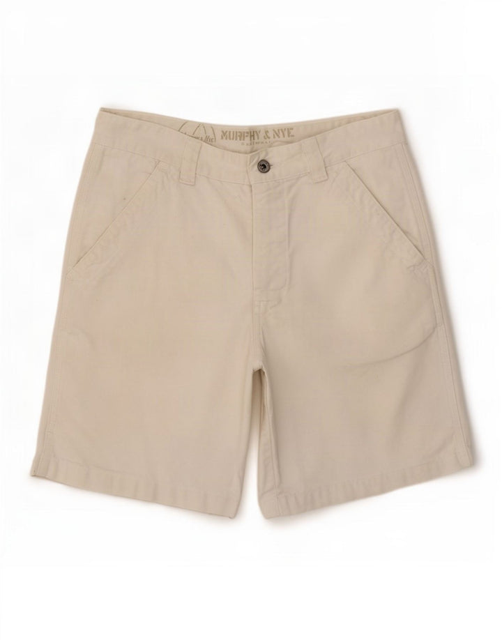 Murphy & Nye Herre Chino Shorts W33 Medium Off White Bomuld