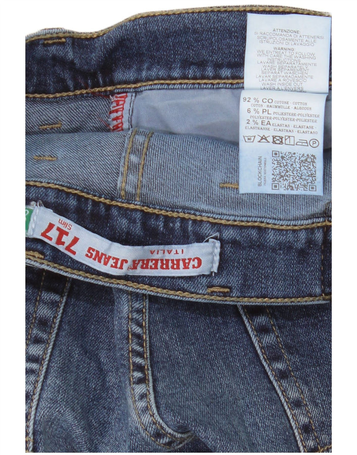Carrera Herre 717 Slim Jeans IT 48 Medium W33 L32 Blå Bomuld