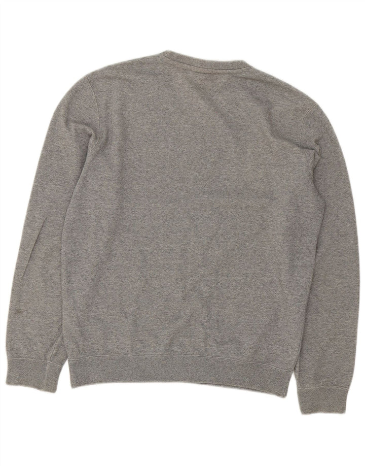 Champion Herre grafisk sweatshirt Jumper lille grå flækket bomuld