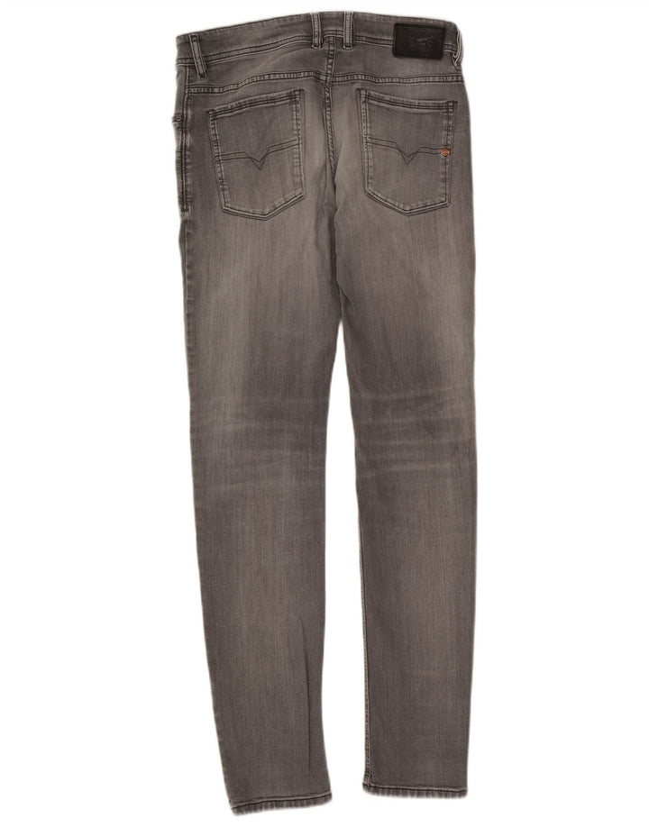 Diesel Herre Sleenker Slim Jeans W32 L32 Grå Bomuld