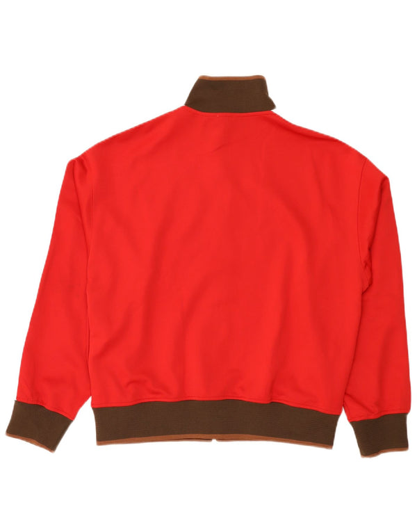 Zara Træningsdragt til mænd Topjakke Stor Rød Colourblock Polyester