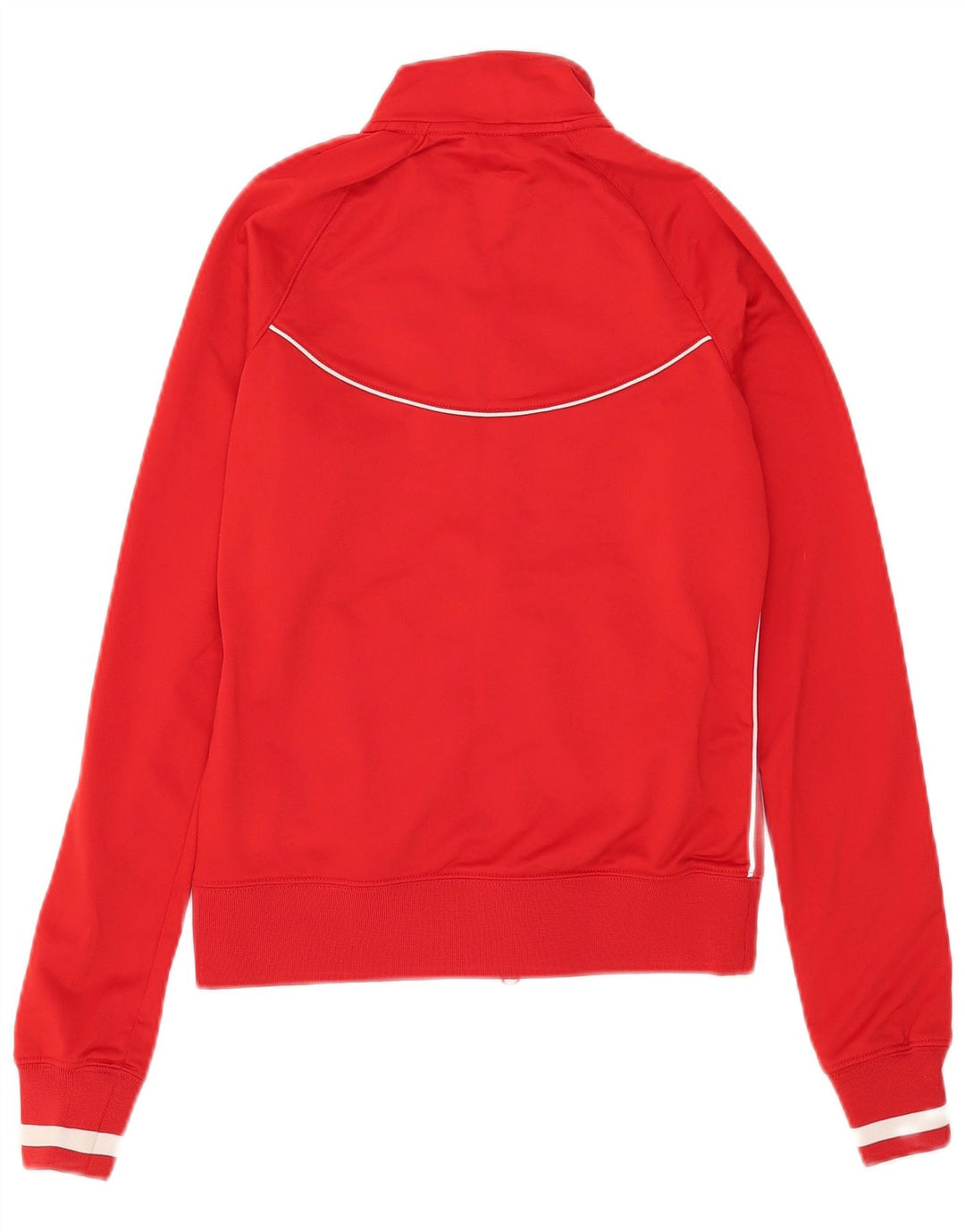 Nike træningsdragt topjakke til kvinder UK 10/12 Medium rød polyester
