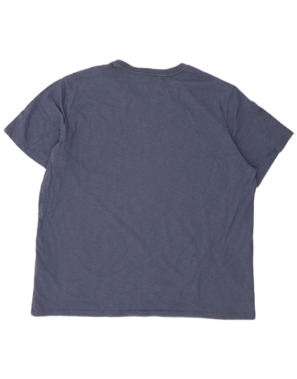 Levi's Herre Standard T-Shirt Top XL Navyblå Flecked Bomuld