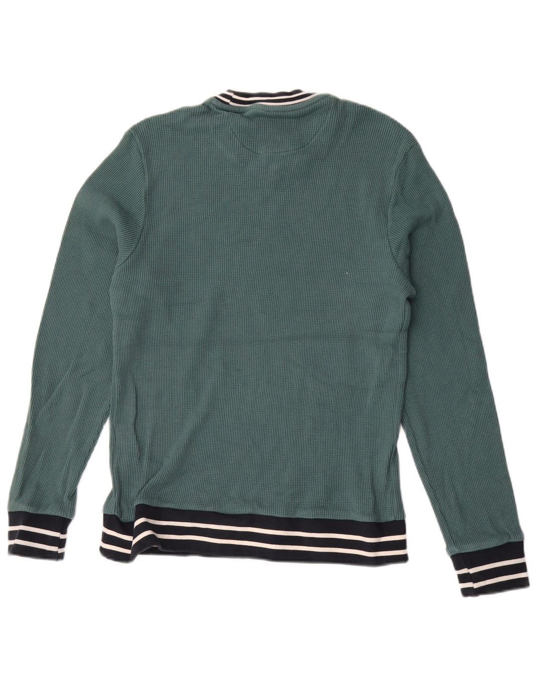 Farah Sweatshirt til mænd mellem grøn stribet bomuld