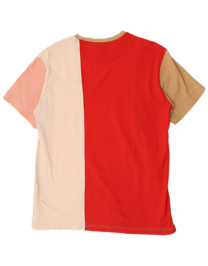 Champion Herre T-shirt Top Medium Flerfarvet Colourblock Bomuld