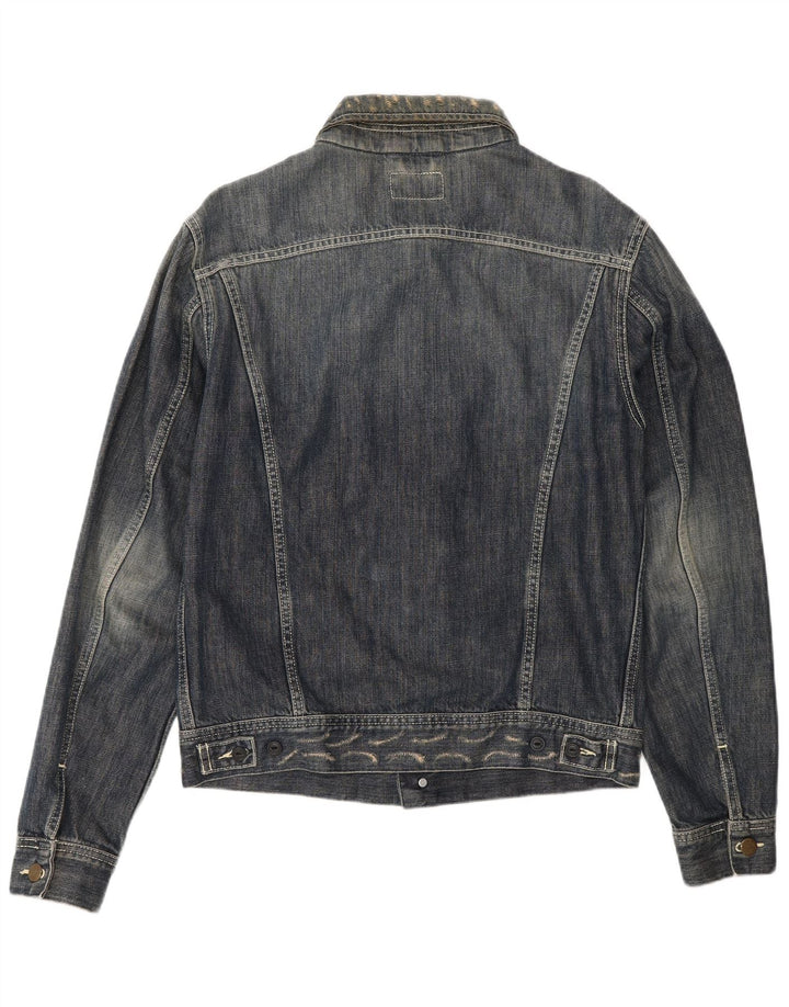 Lee Dame denimjakke UK 14 Medium Blue Cotton