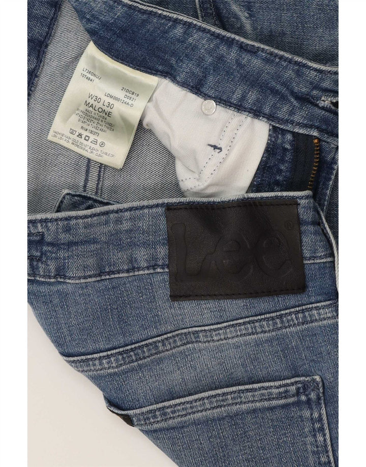 Lee Dame Malone Slim Jeans W30 L26 Blå Bomuld