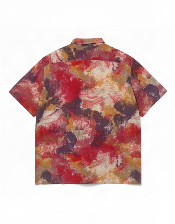 Eterna Kortærmet Herreskjorte 2XL Multifarvet Tie Dye