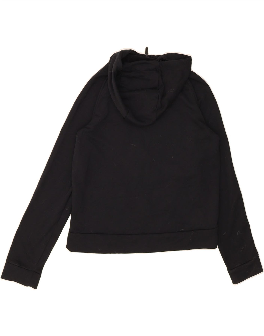 NIKE Boys Graphic Zip Hoodie Sweater 12-13 Years Large Black Polyester Vintage Nike and Second-Hand Nike from Messina Hembry 