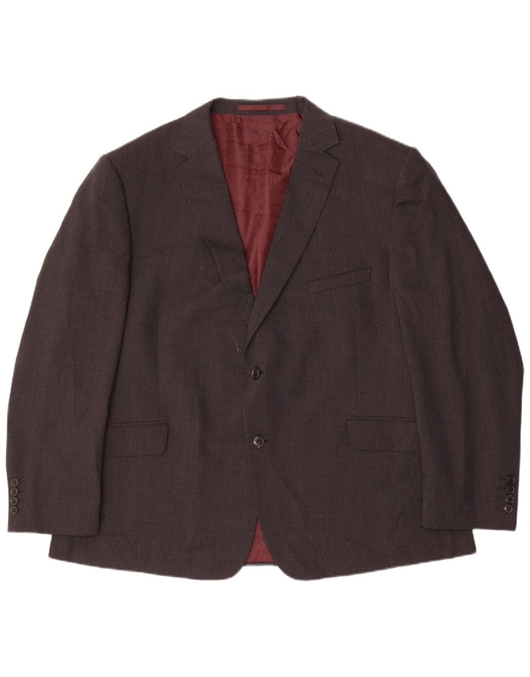 Marks & Spencer Herre 2-knaps blazerjakke UK 48 2XL Grå uld