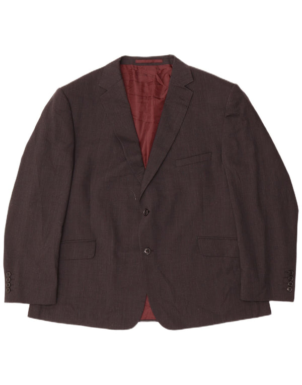 Marks & Spencer Herre 2-knaps blazerjakke UK 48 2XL Grå uld