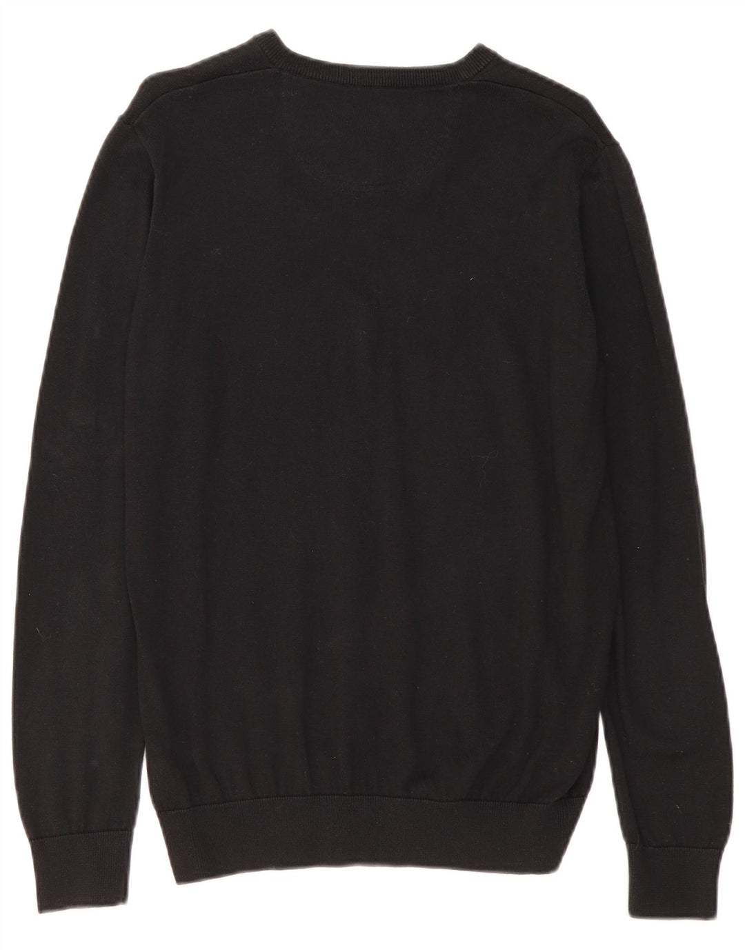 Lacoste Herre V-hals sweater str. 5 Stor sort bomuld